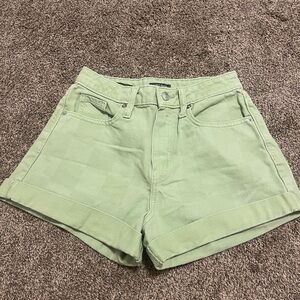 Green checkered shirts